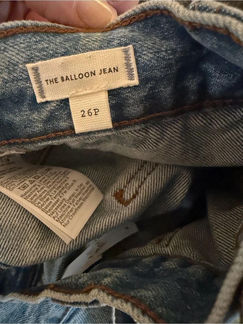 MADEWELL SIZE 26P The Balloon Jean NY539 $148 - Picture 8 of 8